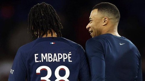 Ethan makes his debut alongside older brother Kylian Mbappe for PSG at the age of 16