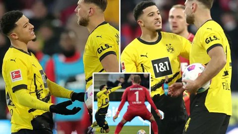 Sancho gây tranh cãi trong trận đấu đầu tiên của Dortmund’s starting XI