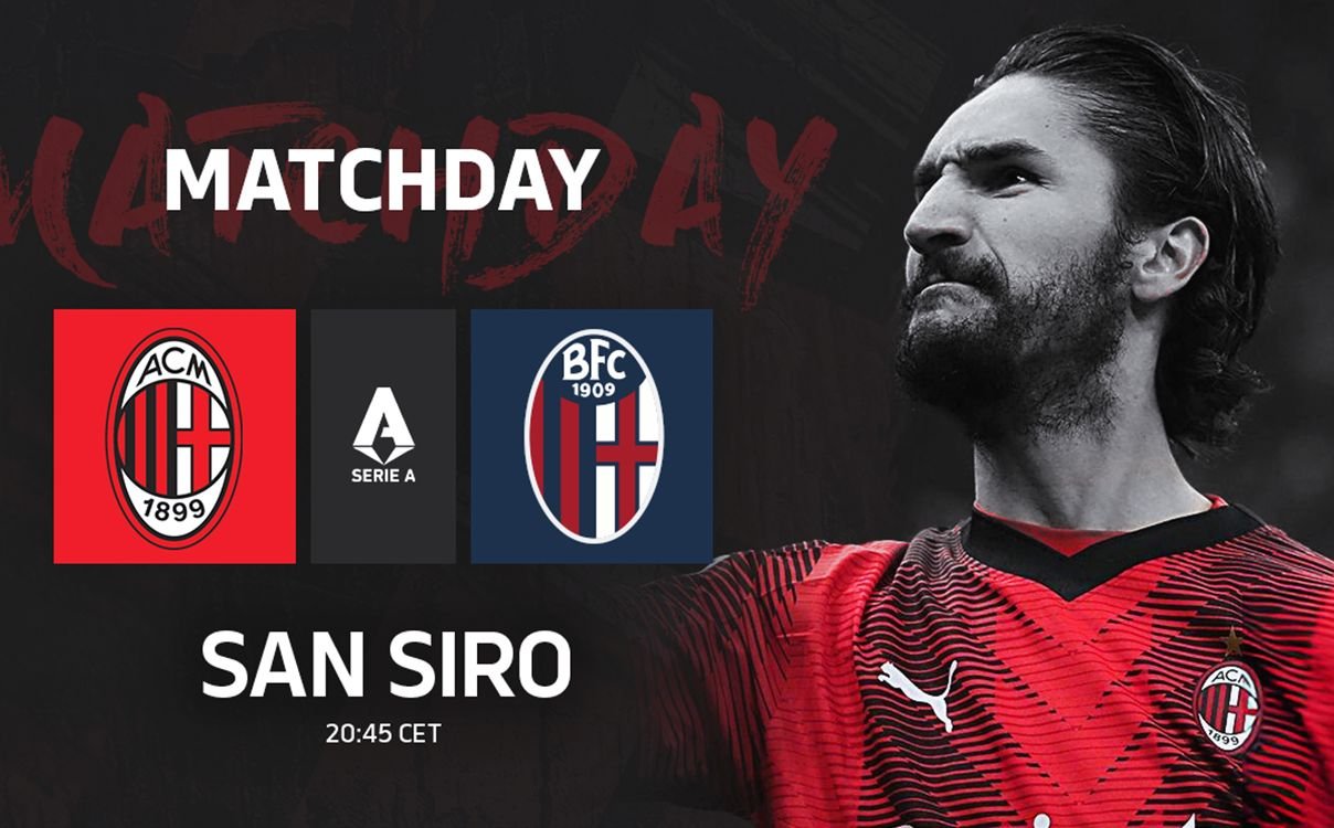 Trận đấu giữa AC Milan và Bologna vào lúc 02h45 ngày 28/01